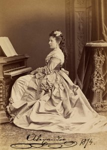 Porträt der Großherzogin Alexandra Iossifowna von Sachsen-Altenburg