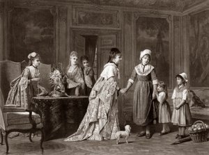 Der Besuch im Schloss von Charles (after) Baugniet