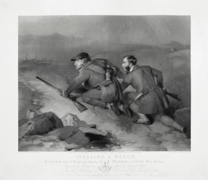 Stealing a March, graviert von Edward Burton