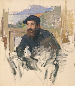 Porträt von Monet, ca. 1884 von Charles (attr.to) Giron