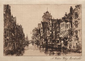 Ein Wasserweg, Dordrecht, 1885