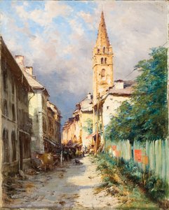 Straße in Barcelonette