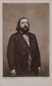 Porträt des Dichters Théophile Gautier 1811-1872, 1872