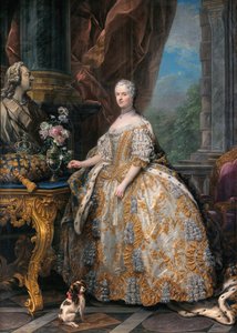 Marie Leszczinska, Königin von Frankreich (1703-1768) von Charles André van Loo