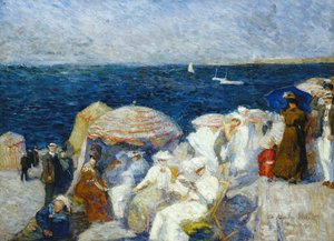 Am Strand, Dieppe; Sur La Plage, Dieppe, 1907
