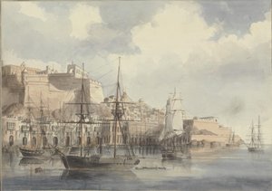 Ansicht von Malta, ca. 1849 von Charles Andrew Dyce