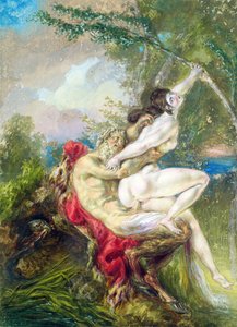 Jupiter und Antiope, aus Histoire Universelle von Charles Antoine (attr. to) Coypel