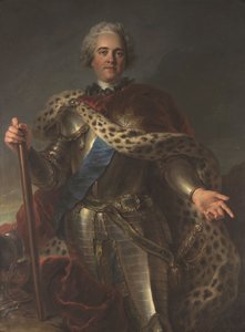 Porträt von Maurice de Saxe 1696-1750, Marschall von Frankreich, ca. 1735-1739 von Charles Antoine Coypel