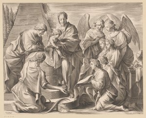 Erziehung Christi von Charles Audran