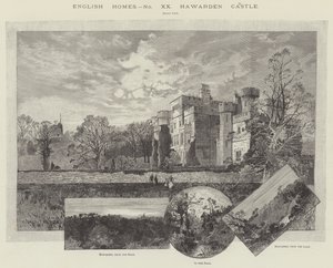 Hawarden Castle von Charles Auguste Loye