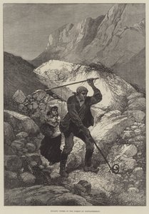 Töten von Vipern im Wald von Fontainebleau von Charles Auguste Loye