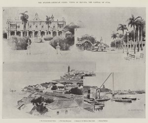 Die spanisch-amerikanische Krise, Ansichten von Havanna, der Hauptstadt Kubas
