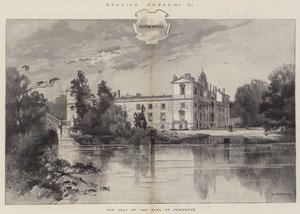 Wilton House, der Sitz des Earl of Pembroke von Charles Auguste Loye