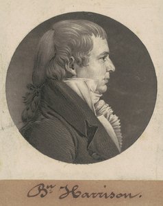 Benjamin Harrison von Charles B. J. Févret de Saint Mémin