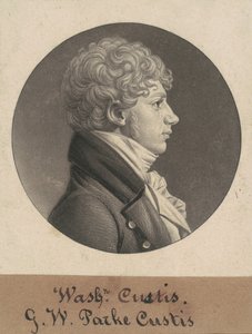 George Washington Parke Custis von Charles B. J. Févret de Saint Mémin