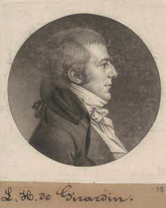 Louis Hue Girardin von Charles B. J. Févret de Saint Mémin