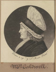 Martha Round Caldwell von Charles B. J. Févret de Saint Mémin
