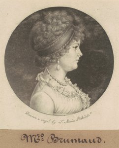Frau Brumaud von Charles B. J. Févret de Saint Mémin