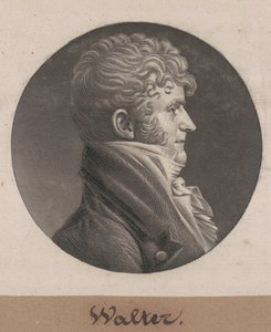 Samuel Purviance Walker von Charles B. J. Févret de Saint Mémin