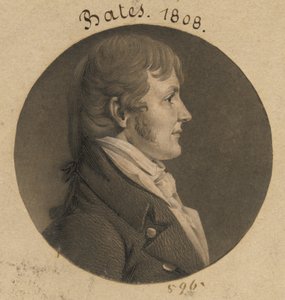 James Woodson Bates von Charles Balthazar Julien Févret de Saint-Mémin