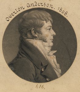 Overton Anderson von Charles Balthazar Julien Févret de Saint-Mémin