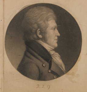 Unbekannter Mann von Charles Balthazar Julien Févret de Saint-Mémin
