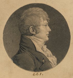 Unbekannter Mann von Charles Balthazar Julien Févret de Saint-Mémin