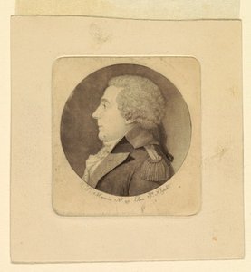 Porträt eines jungen Mannes von Charles Balthazar Julien Févret de Saint Mémin
