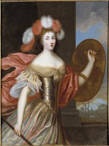 Porträt von Olympia Mancini, Gräfin von Soissons als Athena