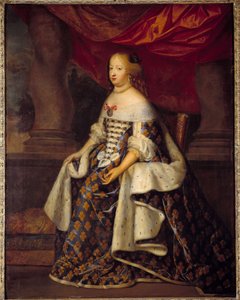 Porträt von Marie Therese von Österreich (1638-1683), Königin von Frankreich von Charles Beaubrun
