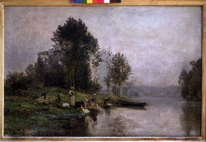 Nebliger Morgen an der Oise