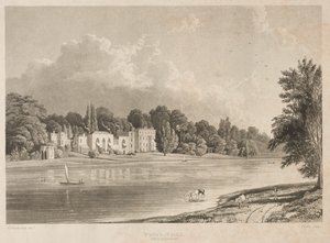 Popes Villa, Twickenham, 1828 von Charles Bentley
