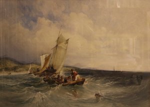 Wicklow Bay, ca. 1840 von Charles Bentley
