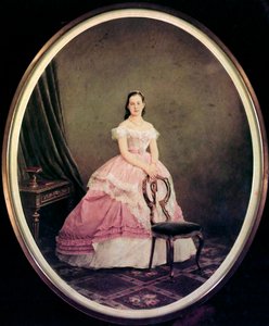 Porträt der Großfürstin Maria Alexandrowna von Russland, 1860er-1870er Jahre von Charles Bergamasco