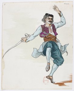 Holmès - La montagne noire - Kostümentwürfe von Charles Bianchini - 05. Danse