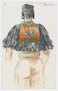Holmès - La montagne noire - Kostümentwürfe von Charles Bianchini - 08a. Figuration
