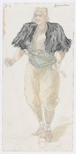Holmès - La montagne noire - Kostümentwürfe von Charles Bianchini - 08b. Figuration