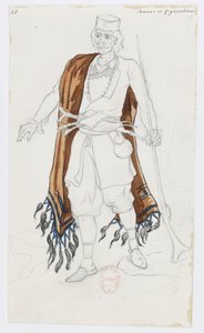 Holmès - La montagne noire - Kostümentwürfe von Charles Bianchini - 10a. Chöre und Figuration
