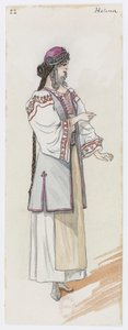 Holmès - La montagne noire - Kostümentwürfe von Charles Bianchini - 22. Helena