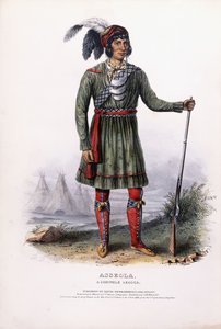 Asseola, ein Seminolenführer, ca. 1837-1844 von Charles Bird (after) King