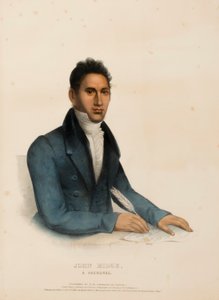 JOHN RIDGE, EIN CHEROKEE., aus der Geschichte der Indianerstämme Nordamerikas