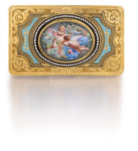 Singvogel-Box, ca. 1840