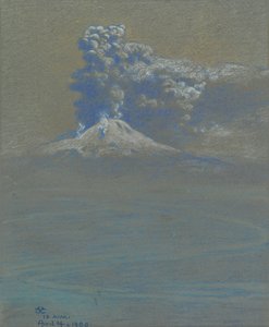 Ein Ascheregen auf Ottaviano, 1906