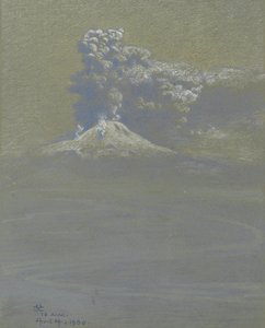 Ein Ascheregen auf Ottaviano, 14. April 1906