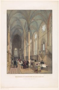 Innenraum der Bibliothèque du conservatoire des arts et métiers