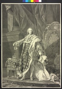 König von Frankreich Ludwig XV von Charles Clément Bervic