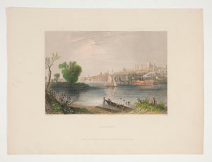 Albany, Illustration für Nathaniel Parker Willis von Charles Cousen