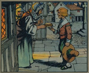 Braunes Brot und Butter