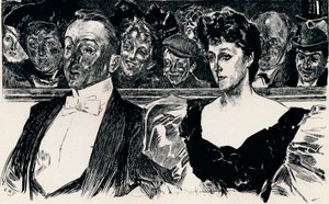 Im Theater von Charles Dana Gibson