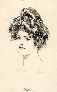 Helen, ein Gibson Girl, ca. 1900